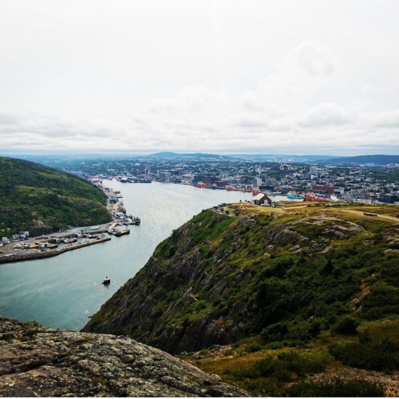 View of the St. John’s Harbour from Signal Hill